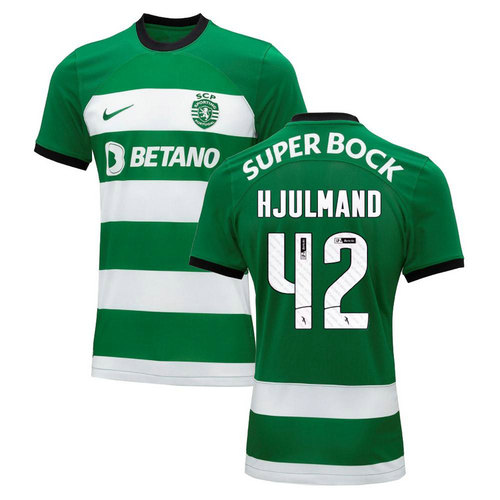 maglia hjulmand 42 sporting lisbona prima 2023-2024 uomo