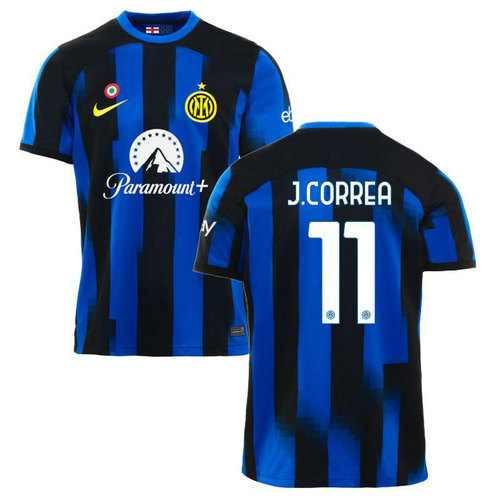 maglia j.correa 11 inter milan prima 2023-2024 uomo