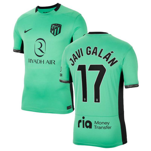 maglia javi galan 17 atlético madrid terza 2023-2024 uomo