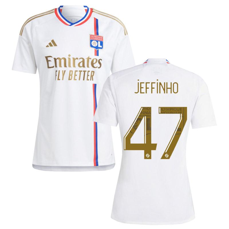 maglia jeffinho 47 lyon prima 2023-2024 uomo