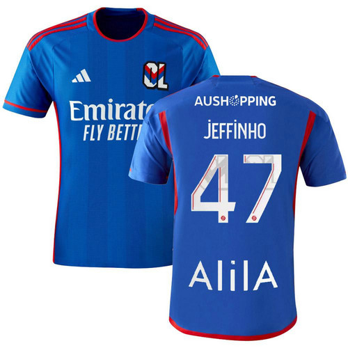 maglia jeffinho 47 olympique lyon terza 2023-2024 uomo