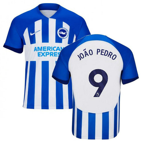 maglia joao pedro 9 brighton prima 2023-2024 uomo