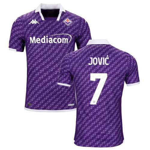 maglia jovic 7 fiorentina prima 2023-2024 uomo