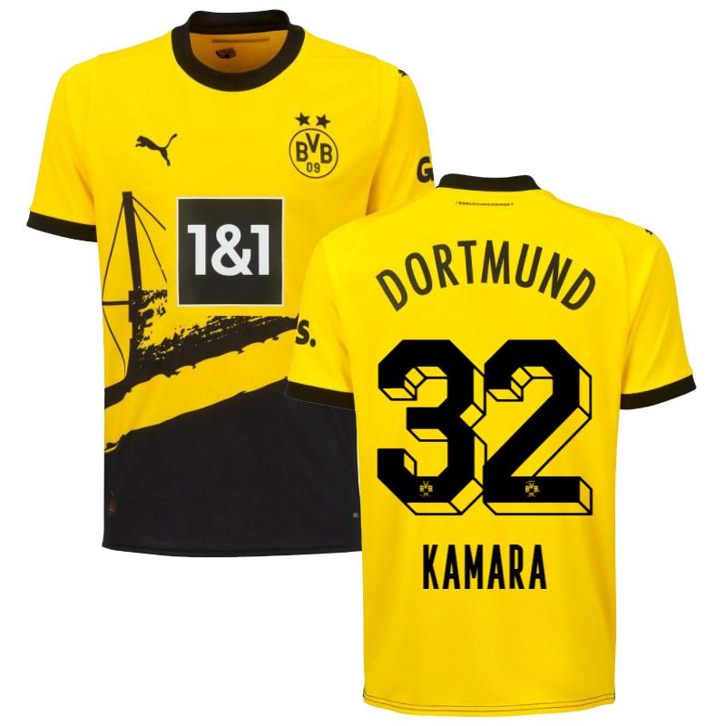 maglia kamara 32 borussia dortmund prima 2023-2024 uomo