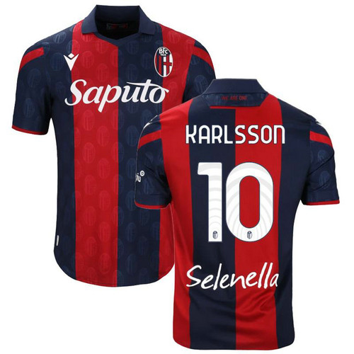 maglia karlsson 10 bologna prima 2023-2024 uomo