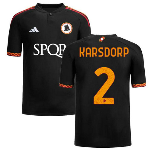 maglia karsdorp 2 as roma terza 2023-2024 uomo