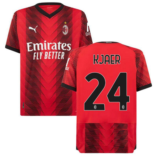 maglia kjaer 24 ac milan prima 2023-2024 uomo