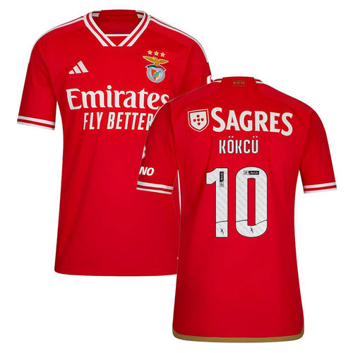 maglia kokcu sl benfica prima 2023-2024 uomo