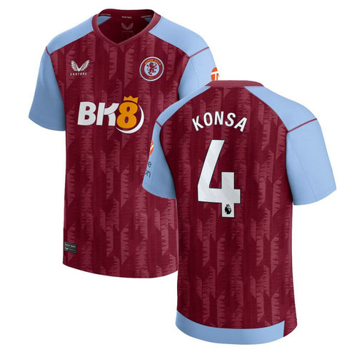 maglia konsa 4 aston villa prima 2023-2024 uomo