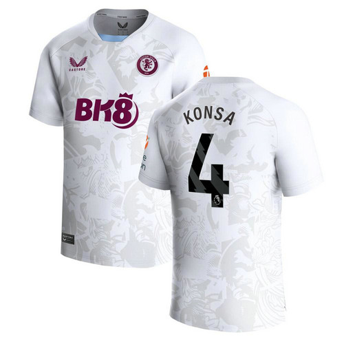 maglia konsa 4 aston villa seconda 2023-2024 uomo