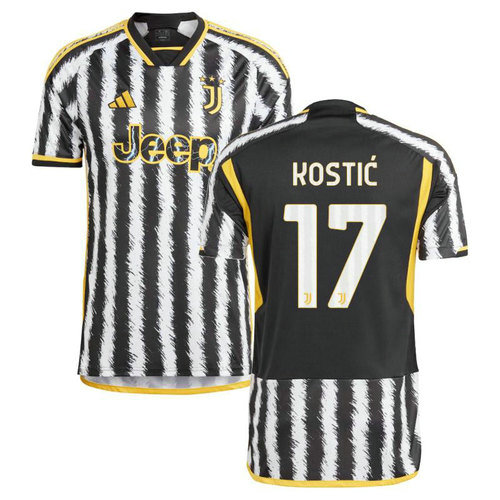 maglia kostic 17 juventus prima 2023-2024 uomo