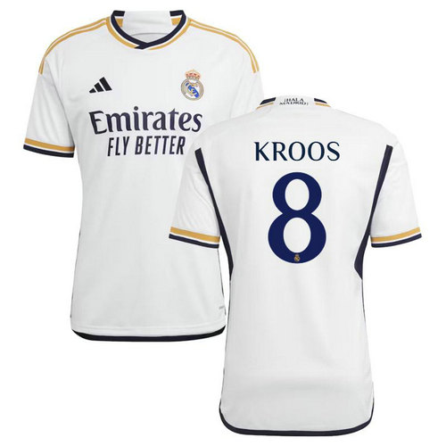 maglia kroos 8 real madrid prima 2023-2024 uomo