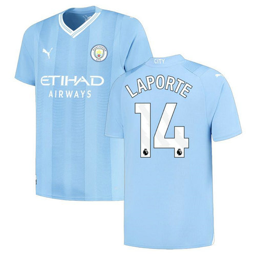 maglia laporte 14 manchester city prima 2023-2024 uomo