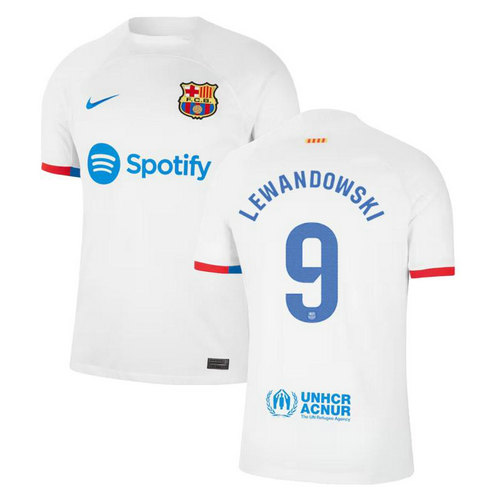 maglia lewandowski 9 barcellona seconda 2023-2024 uomo