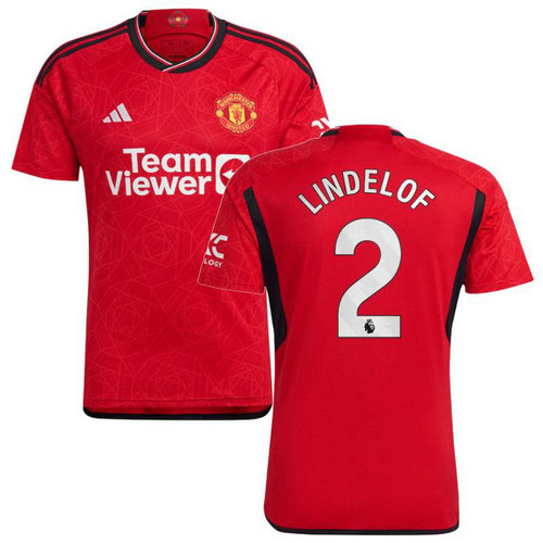 maglia lindelof 2 manchester united prima 2023-2024 uomo