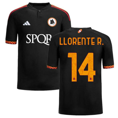 maglia llorente_r 14 as roma terza 2023-2024 uomo