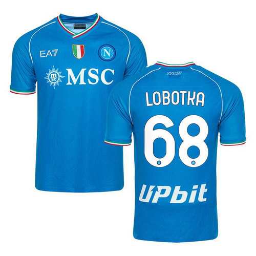 maglia lobotka 68 napoli prima 2023-2024 uomo