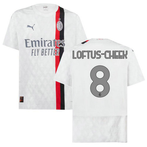 maglia loftus cheek 8 ac milan seconda 2023-2024 uomo