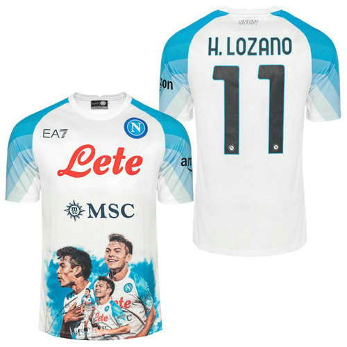 maglia lozano 11 napoli face game 2022-2023 uomo