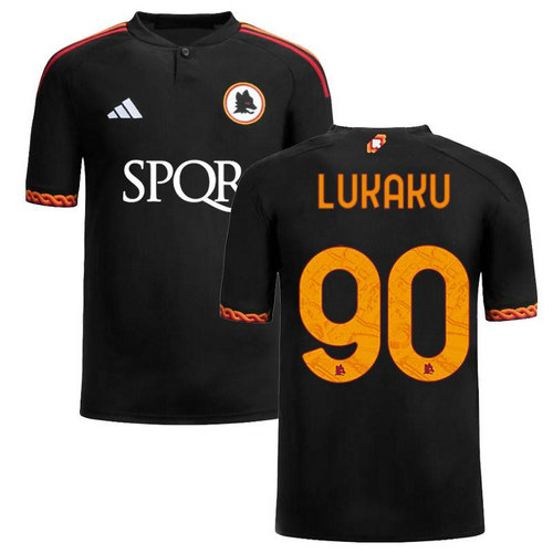 maglia lukaku 90 as roma terza 2023-2024 uomo