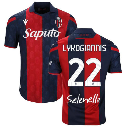 maglia lykogiannis 22 bologna prima 2023-2024 uomo