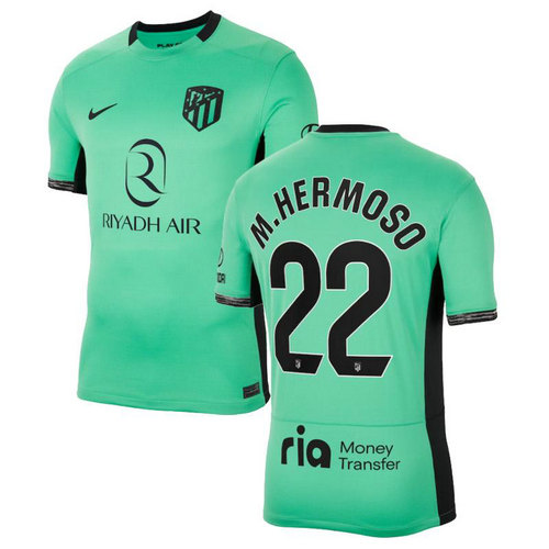 maglia m.hermoso 22 atlético madrid terza 2023-2024 uomo