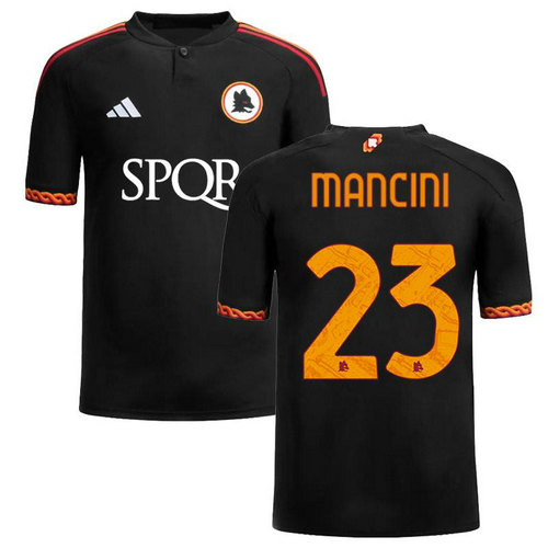 maglia mancini 23 as roma terza 2023-2024 uomo