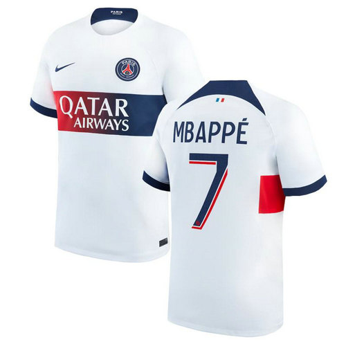 maglia mbappe 7 paris saint germain seconda 2023-2024 uomo