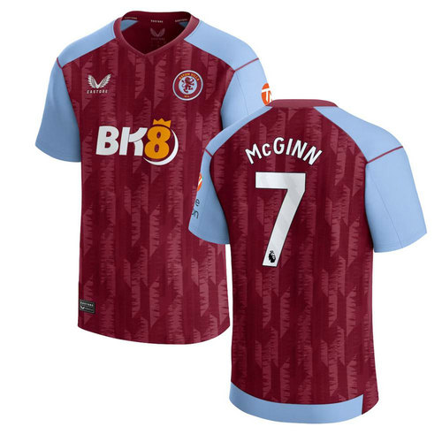 maglia mcginn 7 aston villa prima 2023-2024 uomo