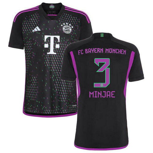 maglia minjae 3 bayern münchen seconda 2023-2024 uomo