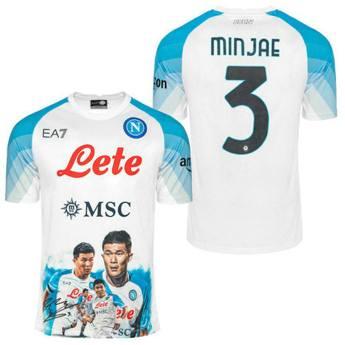 maglia minjae 3 napoli face game 2022-2023 uomo