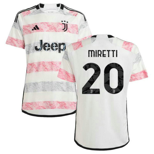 maglia miretti 20 juventus seconda 2023-2024 uomo