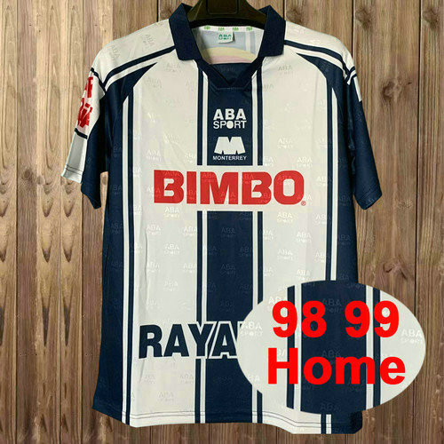 maglia monterrey prima 1998-1999 uomo