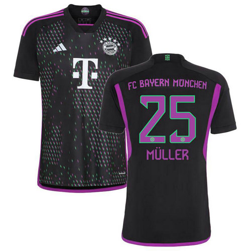 maglia muller 25 bayern münchen seconda 2023-2024 uomo