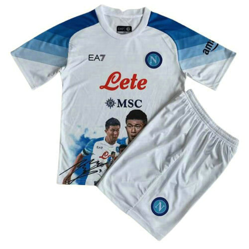 maglia napoli championship image board portiere no. 3 2023-2024 bambino