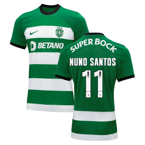 maglia nuno 11 santos sporting lisbona prima 2023-2024 uomo