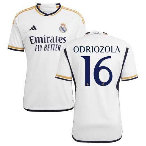 maglia odriozola 16 real madrid prima 2023-2024 uomo