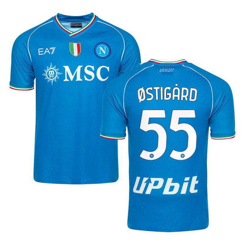 maglia ostigard 55 napoli prima 2023-2024 uomo