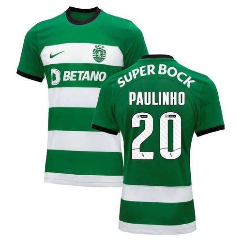 maglia paulinho 20 sporting lisbona prima 2023-2024 uomo