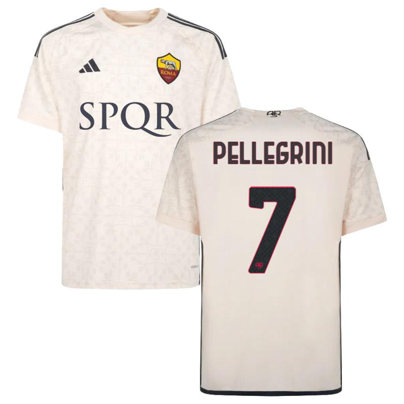 maglia pellegrini as roma seconda 2023-2024 uomo