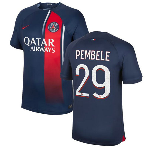 maglia pembele 29 paris saint germain prima 2023-2024 uomo