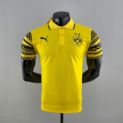 maglia polo borussia dortmund giallo 2022-2023 uomo