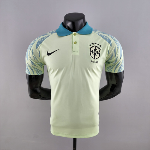 maglia polo brasile verde chiaro 2022-2023 uomo