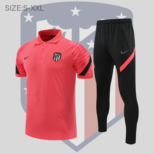 maglia polo calcio atlético madrid 2022-2023 rosa uomo