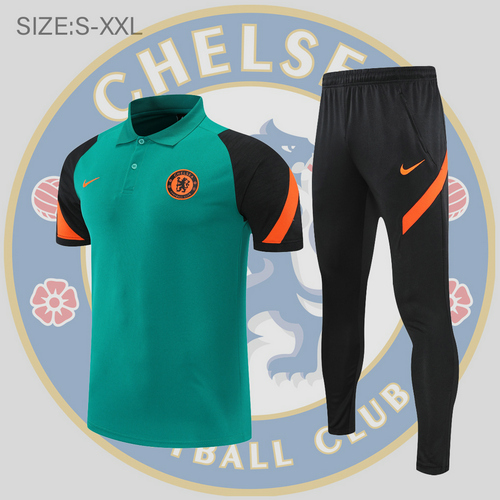 maglia polo calcio chelsea 2022-2023 verde uomo