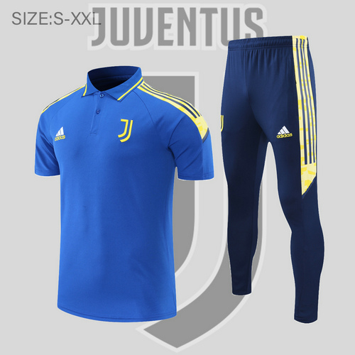 maglia polo calcio juventus 2022-2023 strisce blu e gialle uomo