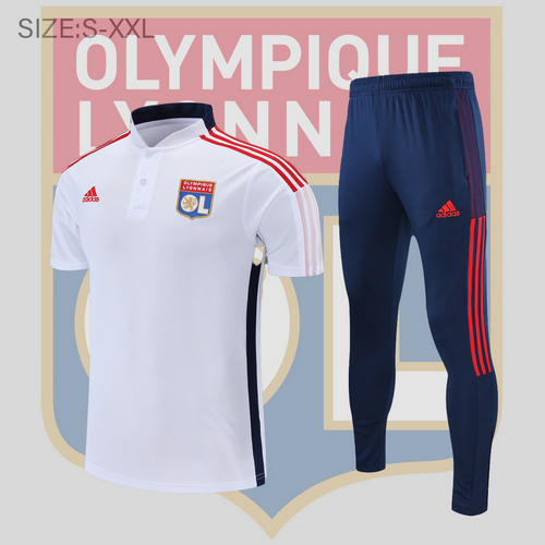 maglia polo calcio olympique lyon 2022-2023 rosso uomo