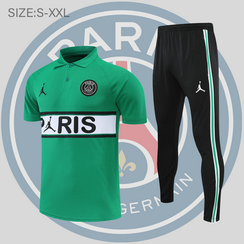 maglia polo calcio psg 2022-2023 verde uomo