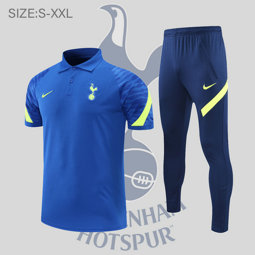 maglia polo calcio tottenham hotspur 2022-2023 blu uomo