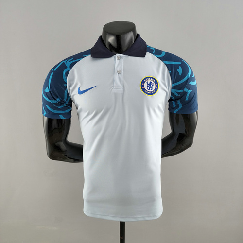 maglia polo chelsea azzurro 2022-2023 uomo